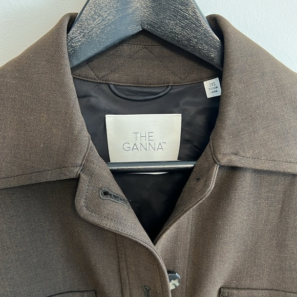 Aritzia mocha brown ganna jacket sz xxs worn once - Picture 3 of 10